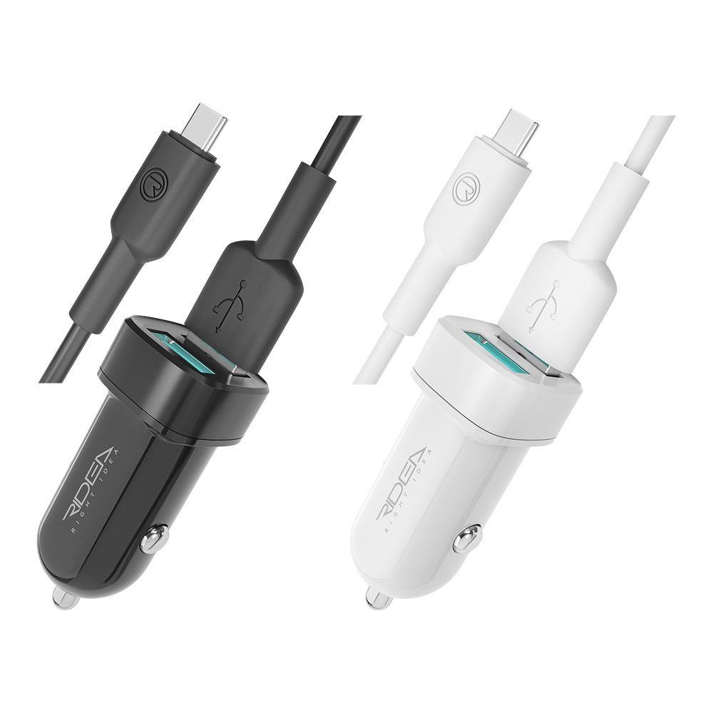 Автомобільний Зарядний Пристрій Ridea RCC-21212 Grand Type-C 2USB 2.4 A