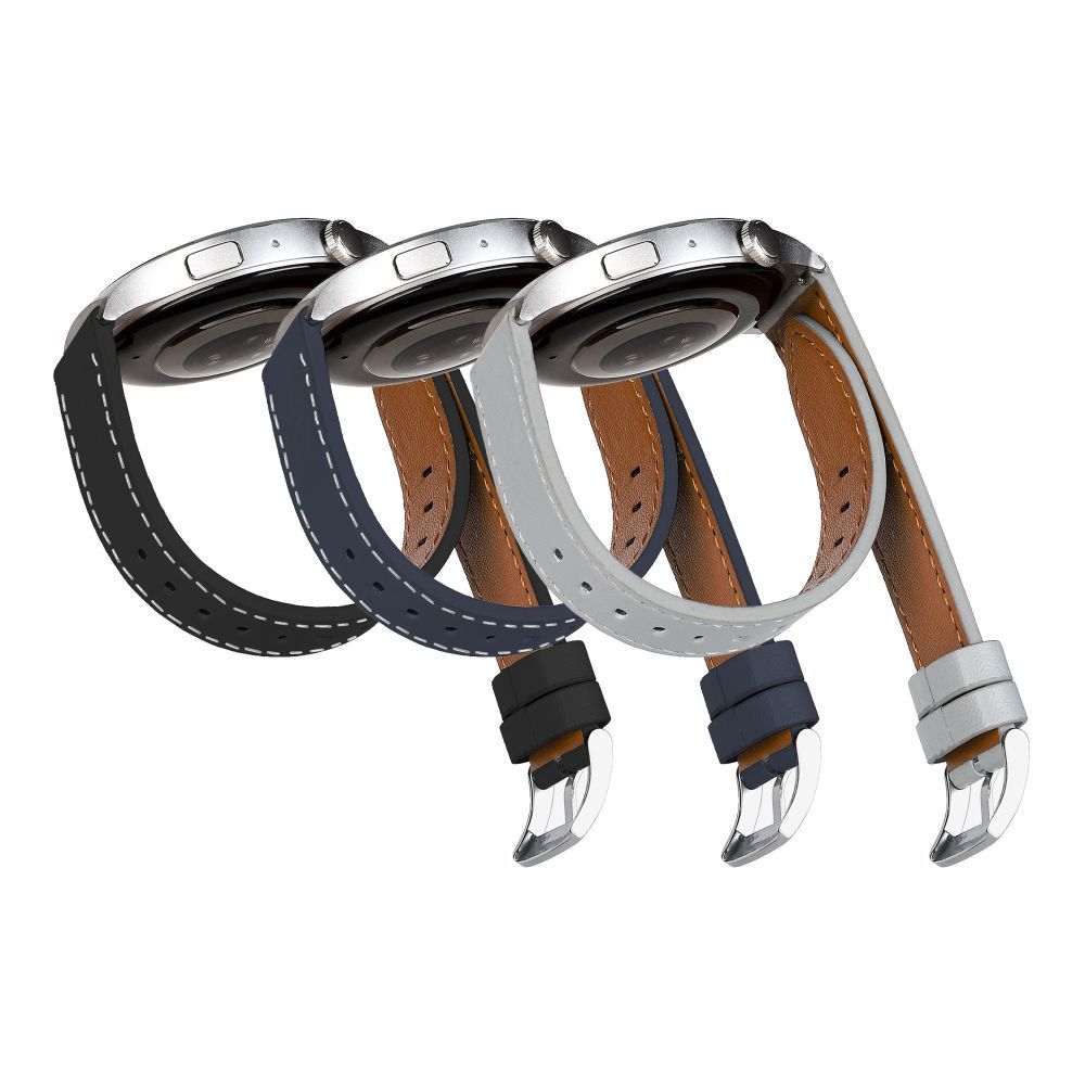 Ремешок Универс 22mm Leather strap with straight tip для Samsung/Amazfit/Huawei