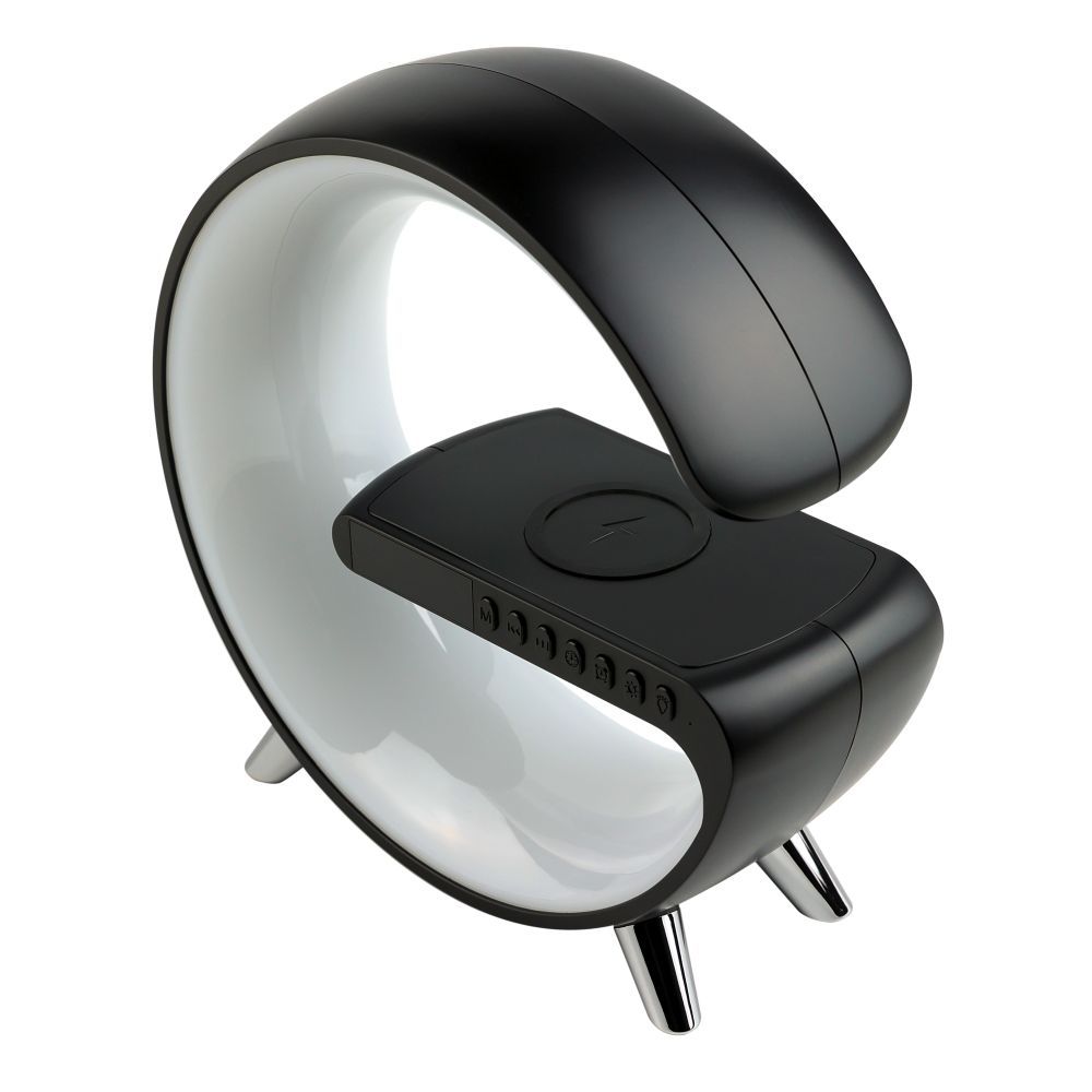Бездротовий Зарядний Пристрій з с RGB Light/Alarm Clock/Desk Lamp 15W