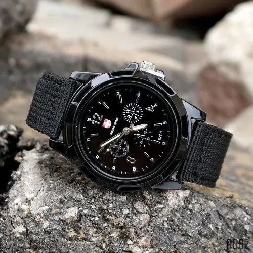 Армейские мужские часы AMST 3003 Black (противоударные с подсветкой)
