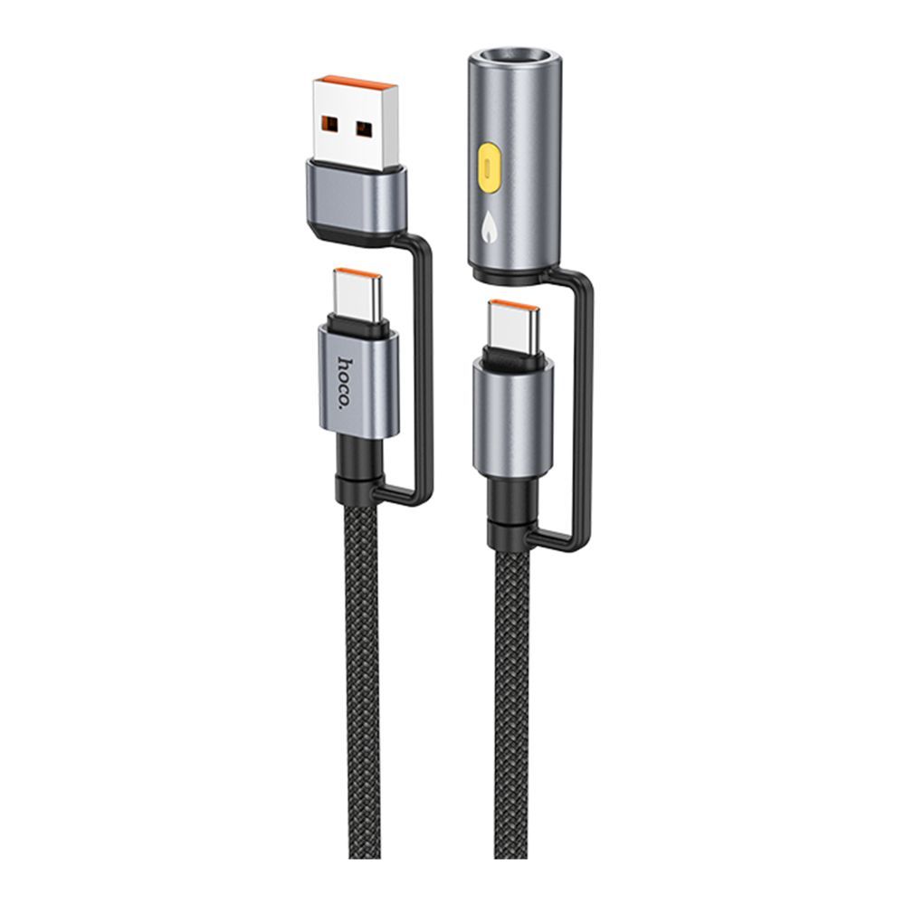 Кабель USB Hoco U138 USB/USB-C to USB-C/Cigarette Lighter 1.2m